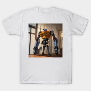 Vintage Futuristic Robot T-Shirt